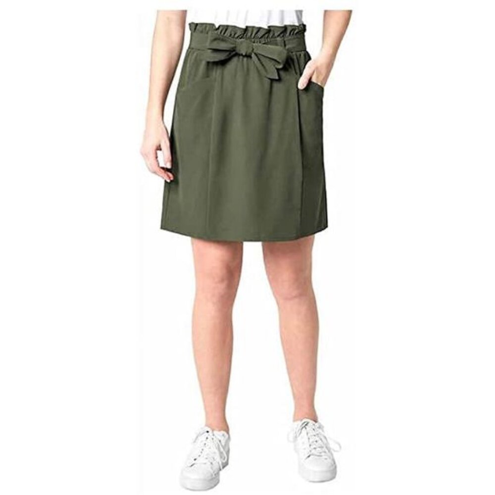 Mondetta Ladies' Cargo Skirt (Dusty Olive, Medium)